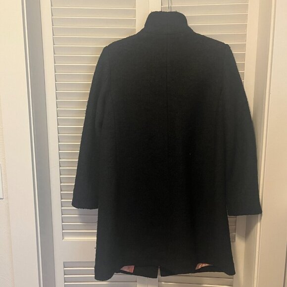 Kate Spade High Neck Wool Blend Coat black small - Picture 11 of 15